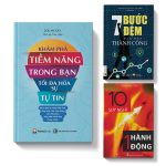 Sách - COMBO 3 cuốn: 7 bước đệm dẫn đến thành công, 10 suy nghĩ không bằng 1 hành động, Khám phá tiềm năng trong bạn