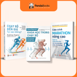 [CB106] Combo 3 cuốn Chạy Bộ Đến Già + Giáo Trình Marathon Nâng Cao + Khoa Học Trong Chạy Bộ