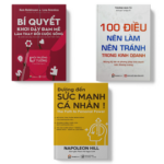 Sách PANDABOOKS cb 3 cuốn 100 điều nên làm nên tránh trong kd+Bí quyết khơi dậy đam mê+Đường đến sức mạnh cá nhân