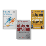 Combo 3 cuốn Chạy bộ: Chạy bộ đến già - Lối sống Spartan - Giãn cơ chuyên nghiệp cho người chạy bộ