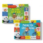 Bộ sách Lật – Mở – Ghép hình – An Toàn Mọi Lúc Mọi Nơi cùng Panda