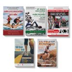 COMBO 5 CUỐN: Ultrarunning + Tập chạy không khó + Chiến lược và kế hoạch dinh dưỡng + Chương trình tập luyện 70.3